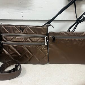 Lug Bag - Metallic Brown Dazzle SE Crossbody Bag and Bouy Bag